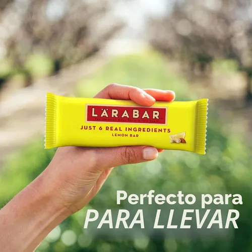 Vista 7 de Larabar - Barra de limón, barra vegana de frutas y nueces sin gluten, barras de 1.6 onzas, 18 unidades 6 ingredientes reales, dátiles, almendras