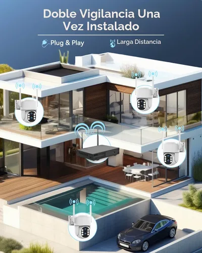 Vista 8 de Sistema de cámara de seguridad CCTV 4PCS con 4K NVR