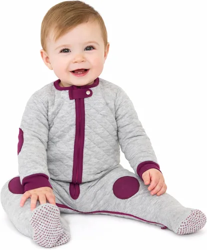 Vista 14 de baby deedee Sleepsie Acolchado - Pijama de algodón con pies para bebé Azul Dream