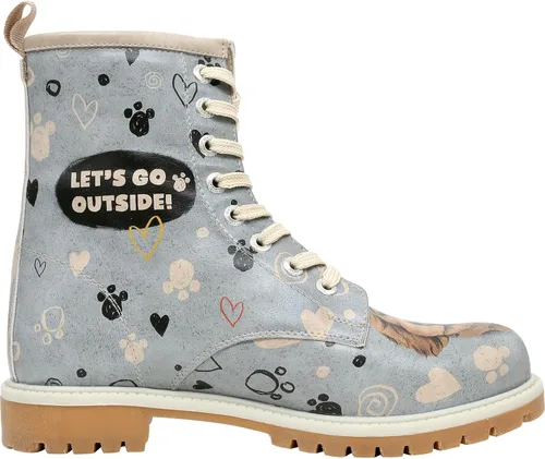 Vista 3 de DOGO Botas largas para mujer botas de invierno de cuero vegano y diseño único para mujer, botas cómodas y elegantes para mujer