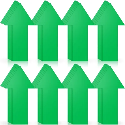 Vista 8 de 40 calcomanías de flecha de 8 pulgadas, adhesivo extraíble, letrero direccional para piso, impermeable, marca de flecha, instrucciones de carretera