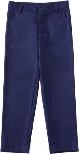 Vista 5 de YuanLu Conjunto de traje formal para niño de 4 piezas con chaleco, pantalones, camisa de vestir y corbata