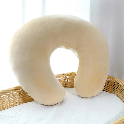 Vista 6 de DILIMI Funda de almohada de lactancia, funda de lactancia suave y elástica para almohada de lactancia, 1 paquete reversible extraíble para bebé niño