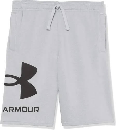 Vista 3 de Under Armour Pantalones cortos Rival con logo de vellón para niños