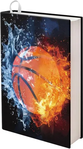 Vista 19 de Rnyleeg Fundas de libro de fútbol americano para niños escolares de 9 x 11 pulgadas, funda elástica para libro de tapa dura, funda protectora
