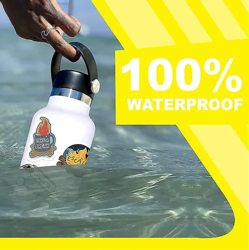 Vista 6 de 70-210 calcomanías para botellas de agua, bonito paquete de vinilo VSCO estético para teléfono, laptop, computadora, monopatín, calcomanías