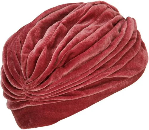 Vista 3 de Jeanne Simmons Sombrero turbante de terciopelo para mujer