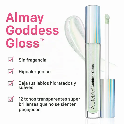 Vista 2 de Almay Goddess Gloss, Halo, brillo de labios, 1 unidad