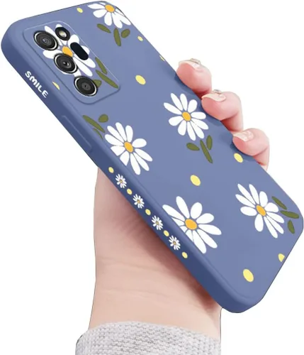 Vista 7 de Funda para Galaxy Note 20 Ultra, lindo patrón de margaritas, protección completa de la lente de la cámara, a prueba de golpes, TPU parachoques