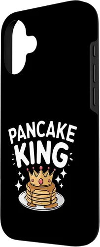 Vista 2 de iPhone 16 Pancake King Hotcake Lover Maker Baker Foodies Men Dad Boys Case