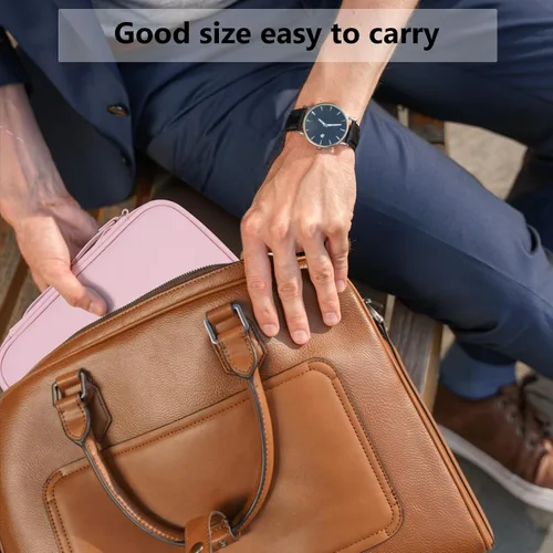 Vista 6 de Tech Organizer - Estuche de transporte de viaje, bolsa de cables, accesorios de organización y almacenamiento, cables electrónicos, cargador