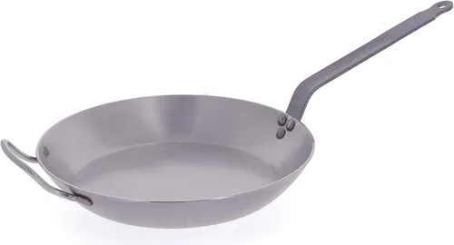 Vista 9 de De Buyer - 5110.18 - Estufa 'Carbon Plus' Round Lyonnaise Cup - Pluma de cola remachada - Hoja de acero blanco diámetro 7.1 in