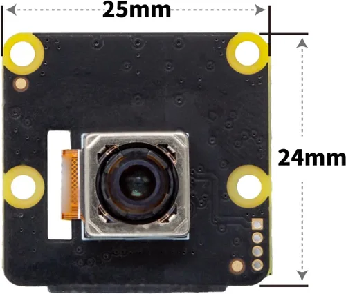 Vista 3 de UCTRONICS Módulo de cámara Raspberry Pi de 16MP, cámara de enfoque automático IMX519 PDAF y CDAF para Raspberry Pi 5, 4, Zero 2W
