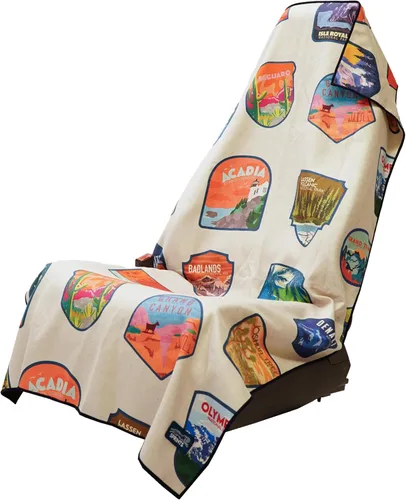 Vista 16 de Sprints Toalla atlética para correr, tamaño completo, funda de asiento de automóvil, microfibra de rendimiento (bandera estadounidense)