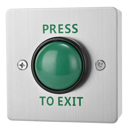 Vista 8 de Presione el botón de salida para el control de acceso de la puerta Botón de presión grande IP68 Impermeable 304 Shell de acero inoxidable NO/COM