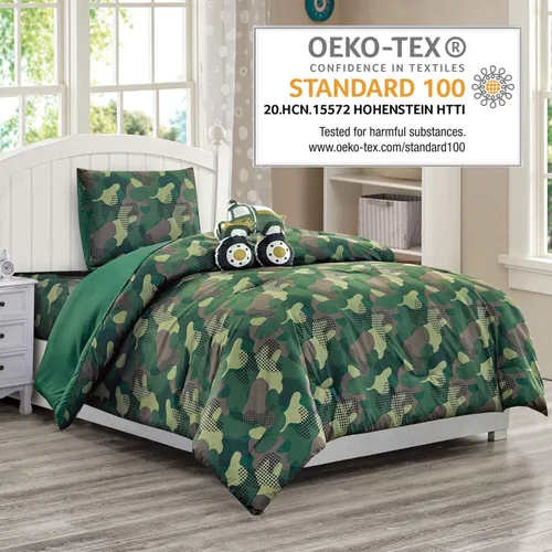 Vista 2 de Ropa de cama colección WPM para niños Camuflaje Militar