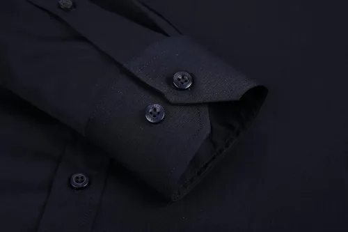 Vista 5 de Alex Vando - Camisa de vestir de bambú para hombre, elástica, de ajuste regular y libre de arrugas