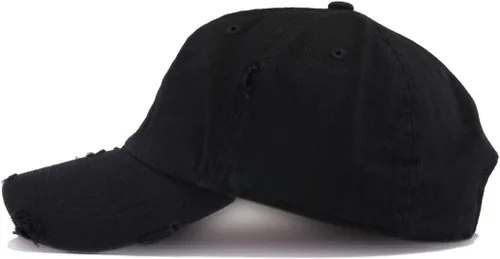Vista 2 de The Rock Bull - Gorra de béisbol vintage bordada de algodón ajustable envejecida
