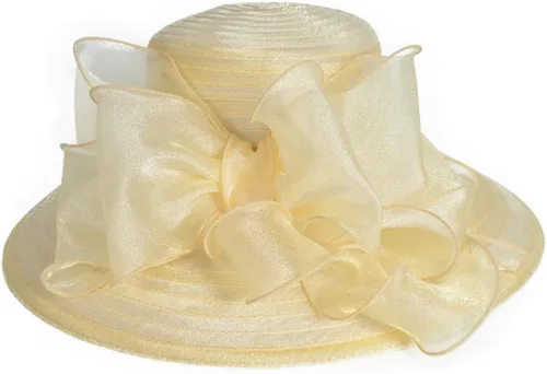 Vista 2 de VECRY Sombrero elegante para mujer, para bautizo, boda, Derby