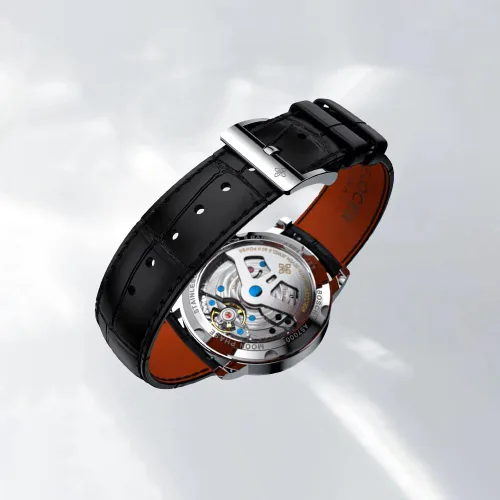 Vista 4 de AGELOCER Reloj analógico de acero inoxidable automático mecánico de moda para hombre