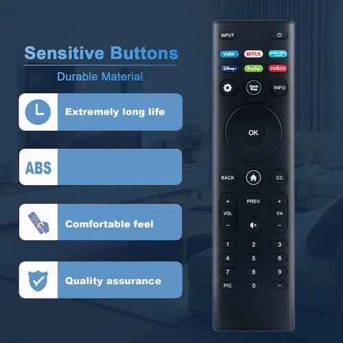 Vista 8 de XRT140R - Control remoto de repuesto compatible con VIZIO SmartCast TV M50Q7-H1 M55Q7-H1 M55Q8-H1 P85QX-H1 M65Q7-H1 M65Q8-H1 M506X-H9 M506XH9