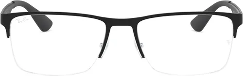 Vista 10 de Ray-Ban Unisex Rx6335 Rectangular Prescription Eyeglass Frames Negro en Arista/Demo Lens
