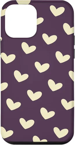 Vista 16 de Yellow Heart Pattern Minimalist Love Case for iPhone 16