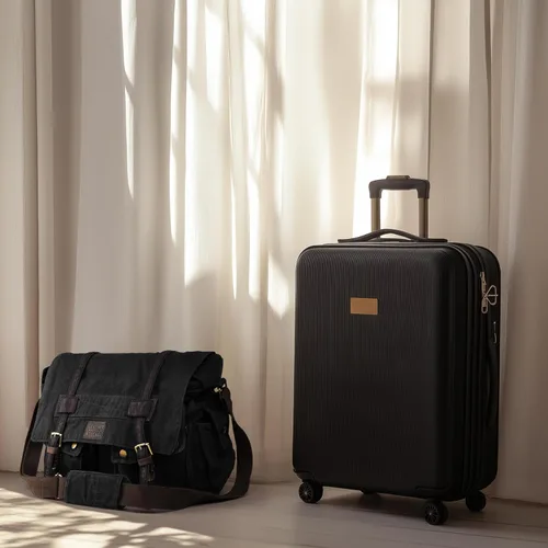 Vista 3 de Bolsa bandolera de hombro de lona LEATHER VILLAGE para hombres y mujeres – Elegante bandolera estilo mochila para oficina, viajes y uso diario