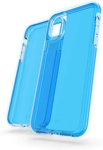 Vista 8 de ZAGG Gear4 Crystal Palace Neon - Funda compatible con iPhone 11 Pro Max, protección avanzada contra impactos con tecnología D3O integrada, no se