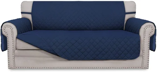 Vista 283 de Easy-Going - Funda reversible para sofá, resistente al agua, con varillas de espuma y correas elásticas, protector de muebles para mascotas y perros