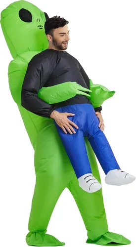 Vista 2 de TOLOCO Inflatable Costume Adult, Inflatable Alien Costume, Inflatable Halloween Costumes for Teenager Adult