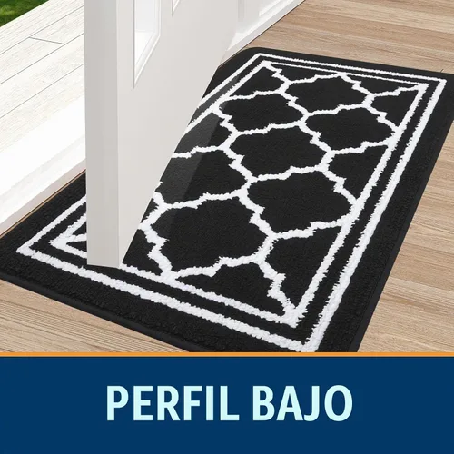 Vista 3 de Buganda Alfombra para Puerta Interior, Tapete Resistente a la Suciedad y Absorbente, Antideslizante, Alfombras de Perfil Bajo para Entrada