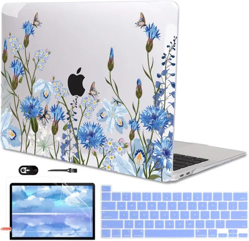 Vista 10 de Funda compatible con MacBook Pro de 13 pulgadas 2022 2021-2020 versión A2338 M2/M1 A2251 A2289 A2159 A1989 A1706 Touch ID, carcasa rígida
