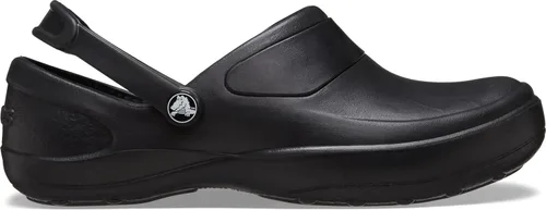 Vista 5 de Crocs Mercy Work para mujer, Negro/Negro