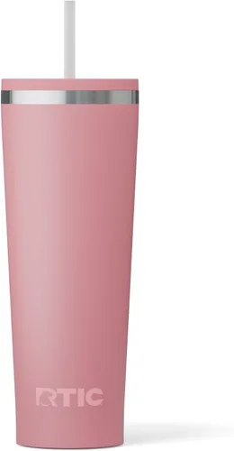 Vista 17 de RTIC Vaso Térmico Diario de 20 onzas de Acero Inoxidable Portátil con Aislamiento, Taza de Café de Viaje con Pajita, Forro de Cerámica, Tapa