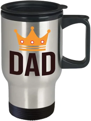 Vista 2 de Taza de viaje con aislamiento para papá – To My Daddy Old Man Pa Papa Poppa Pater Pappy Pop Pops Funny Cute Gag Parent Apreciation Family Reunion