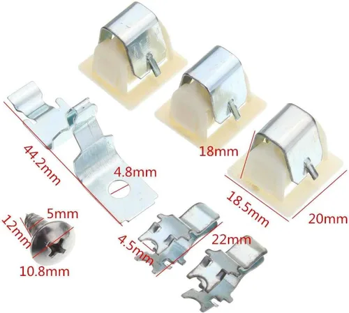 Vista 2 de 3 juegos 279570 Kit de pestillo de puerta de secadora, 9 PCS para Whirlpool Kenmore Frigidaire