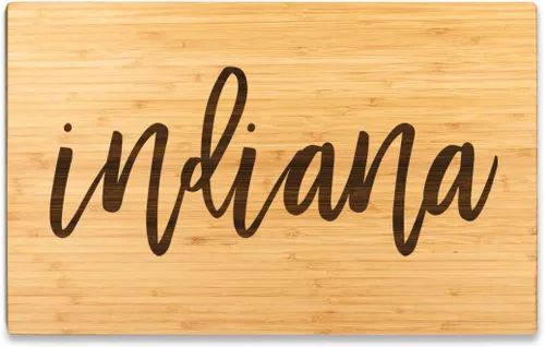 Vista 10 de Andaz Press Alabama State - Tabla de cortar de madera de bambú, 17.75 x 11 pulgadas, caligrafía, paquete de 1, tabla de cortar grande grabada