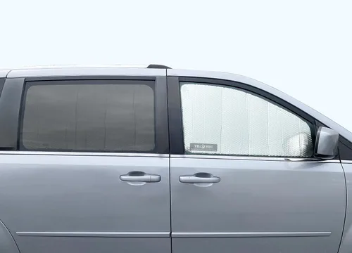 Vista 5 de Parasol para ventana lateral para asiento trasero de segunda fila, ajuste personalizado para Dodge Grand Caravan Minivan 2011, 2012, 2013, 2014