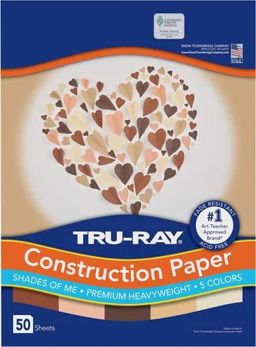 Vista 8 de Tru-Ray Papel de Construcción 9x12 Almendra