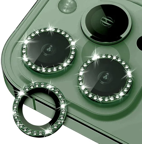 Vista 45 de Protector de lente de cámara para iPhone 15 Pro/iPhone 15 Pro Max, anillo de metal individual, dureza 9H, protector a prueba de arañazos, accesorios