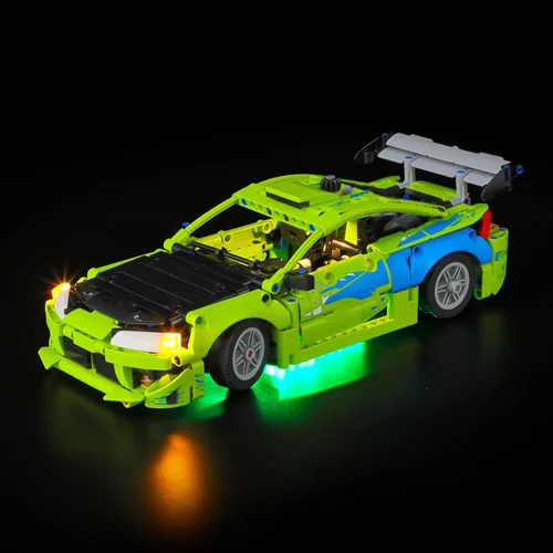 Vista 13 de LIGHTAILING Luz LED compatible con Lego-77262 Ken Block '65 Ford Mustang Hoonicorn V1 - Fácil instalación, cableado oculto, decoración del hogar