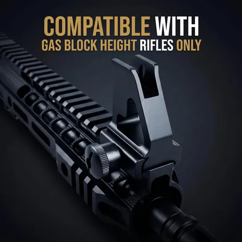 Vista 2 de A2 Front Sight - Fixed Iron Sights - All Metal Rifle Sights - Gun Sights Designed to Mount on Picatinny Iron Sight Rail
