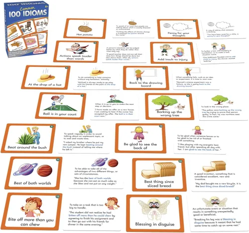 Vista 5 de Junior Learning 100 Modismos comunes, JL473