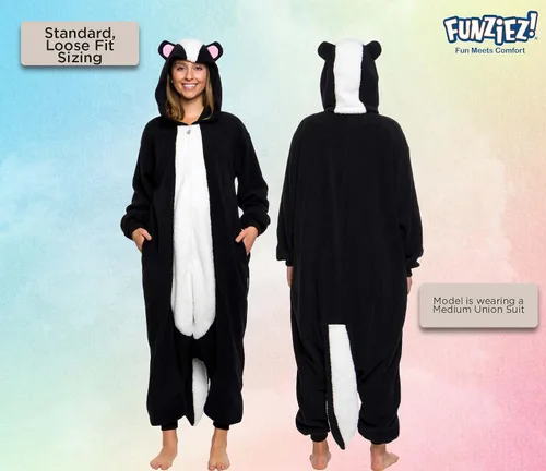 Vista 3 de Funziez! Skunk One Piece - Mono de peluche para adulto