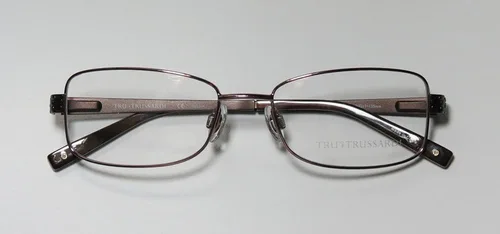 Vista 2 de Trussardi 12706 MensWomens Designer Full-Rim Shape Flexible Hinges Stunning Spectacular Ladies EyeglassesSpectacles