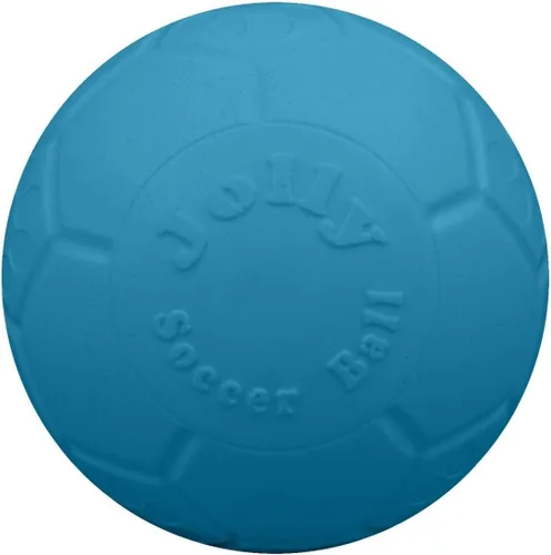 Vista 6 de Juguete para perros Jolly Pets - Pelota de fútbol flotante y rebotadora mediana, 6 pulgadas de diámetro, verde manzana (SB06 GR)