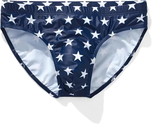 Vista 31 de AIMPACT Traje de baño de secado rápido de los hombres impresos con cordón