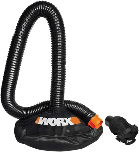 Vista 5 de Worx Soplador de hojas inalámbrico de 40 V con batería y cargador, soplador 3 en 1 para césped con aspiradora y trituradora, soplador de hojas