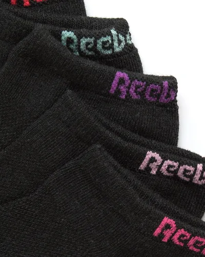 Vista 4 de Reebok Calcetines acolchados de corte bajo transpirables para mujer (12 unidades)